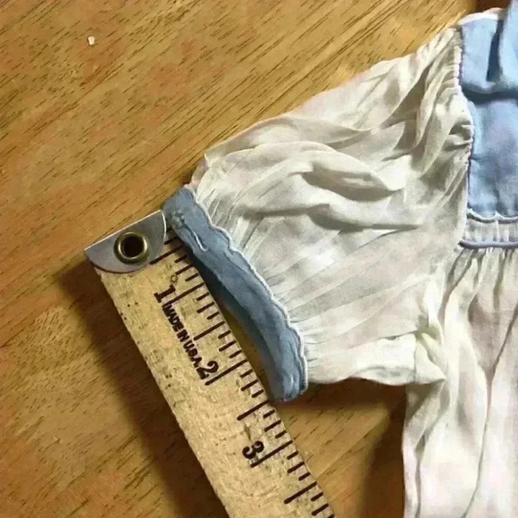 Antique dress infant blue white - Picture 5 of 6